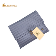 Load image into Gallery viewer, PENAN WOMEN PROJECT Document Folder Grey