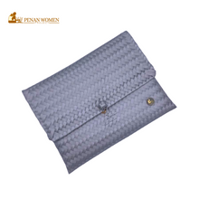 Load image into Gallery viewer, PENAN WOMEN PROJECT Document Folder Grey