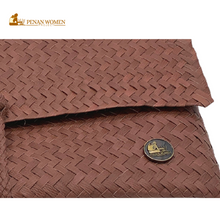 Load image into Gallery viewer, PENAN WOMEN PROJECT Jian Dinner Clutch Brown