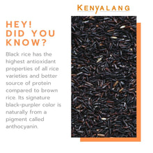 Load image into Gallery viewer, KENYALANG Sarawak ETEM Semi-polished Black Rice 1kg
