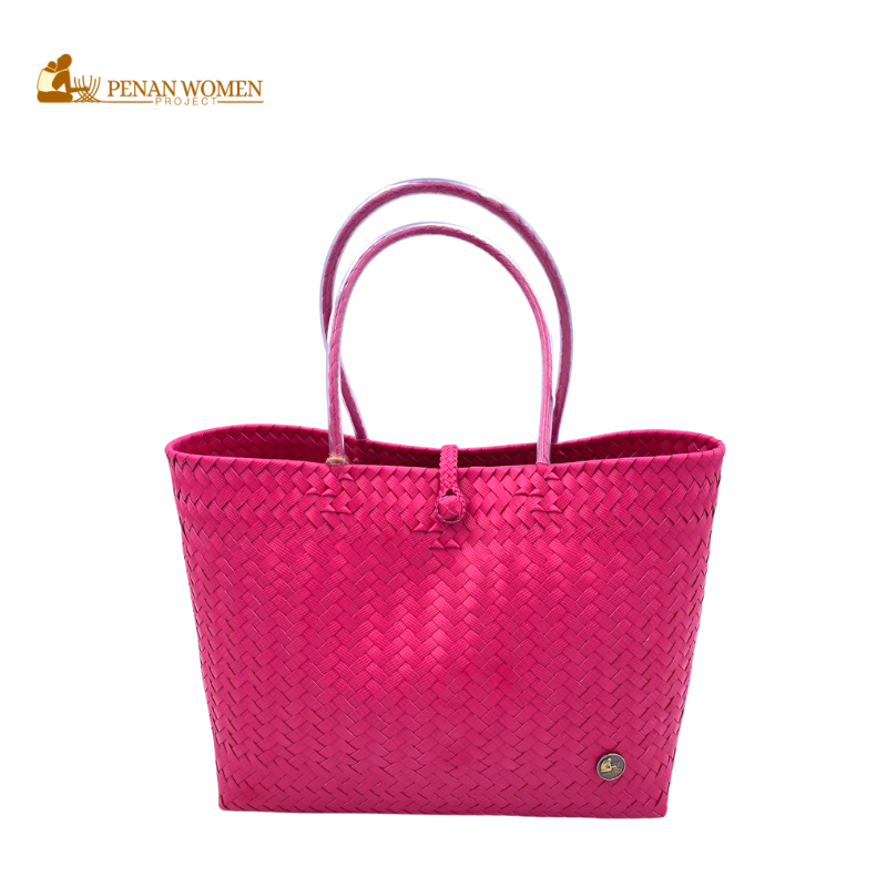 PENAN WOMEN PROJECT Everyday Tote Bag Rose Red