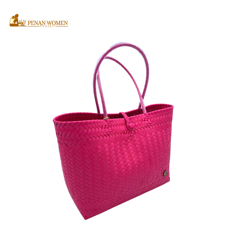 PENAN WOMEN PROJECT Everyday Tote Bag Rose Red