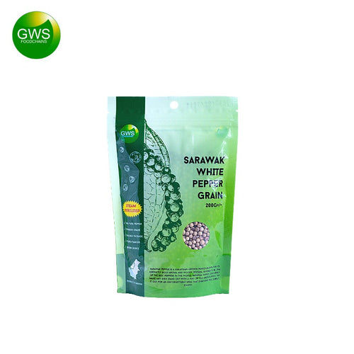 Product Image GWS Sarawak White Pepper Grain 200g Resealable