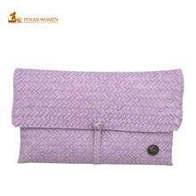 Load image into Gallery viewer, PENAN WOMEN PROJECT Jian Dinner Clutch Purple Range
