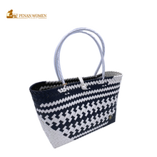 Load image into Gallery viewer, PENAN WOMEN PROJECT Everyday Tote Bag Black &amp; White
