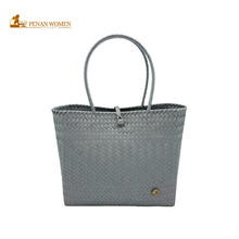 Load image into Gallery viewer, PENAN WOMEN PROJECT Everyday Tote Bag Grey
