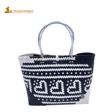 Load image into Gallery viewer, PENAN WOMEN PROJECT Everyday Tote Bag Black &amp; White
