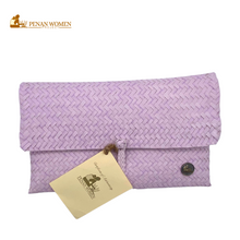 Load image into Gallery viewer, PENAN WOMEN PROJECT Jian Dinner Clutch Purple Range
