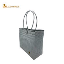 Load image into Gallery viewer, PENAN WOMEN PROJECT Everyday Tote Bag Grey
