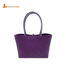 Load image into Gallery viewer, PENAN WOMEN PROJECT Everyday Tote Bag Purple
