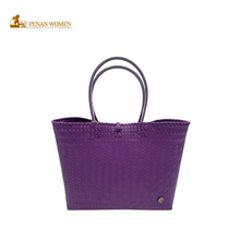 Load image into Gallery viewer, PENAN WOMEN PROJECT Everyday Tote Bag Purple
