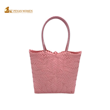 Load image into Gallery viewer, PENAN WOMEN PROJECT Flower Bag Light Carisma Pink
