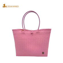 Load image into Gallery viewer, PENAN WOMEN PROJECT Everyday Tote Bag Light Carisma Pink
