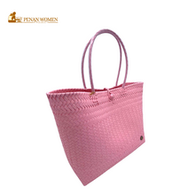 Load image into Gallery viewer, PENAN WOMEN PROJECT Everyday Tote Bag Light Carisma Pink
