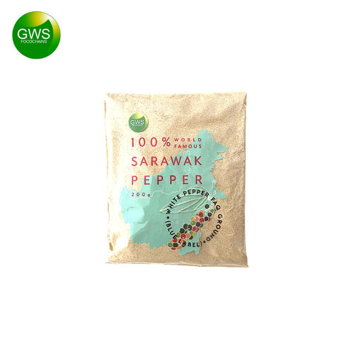 Product Image GWS Sarawak White Pepper Ground 200g Standard