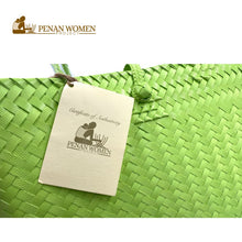 Load image into Gallery viewer, Product Image PENAN WOMEN PROJECT Everyday Tote Bag Medium Green 001
