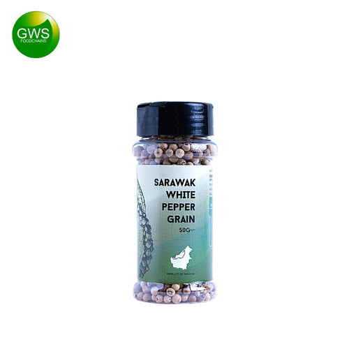 Product Image GWS Sarawak White Pepper Grain 50g